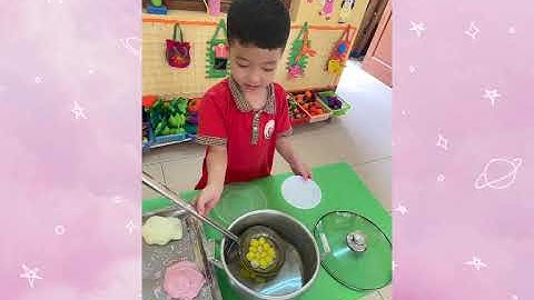 Hoạt động trải nghiệm nặn bánh trôi - Bé vui Tết Hàn thực của các bé lớp B4 trường MN Chính Lý