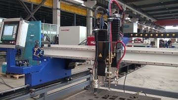 EasyCut Precision Flame Plasma Cutting Machine Track Length 1500mm 12m/Min