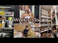 Weekly Vlog | Morning Skincare, Grocery/ Home Decor Shopping, Fridge & Pantry Organization + More!
