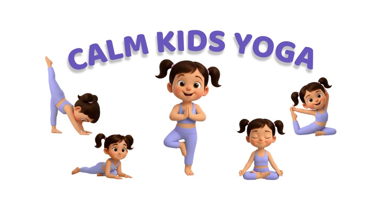 Gentle Yoga for Kids 🌈 Simple Stretches to Relax, Calm & Feel Happy