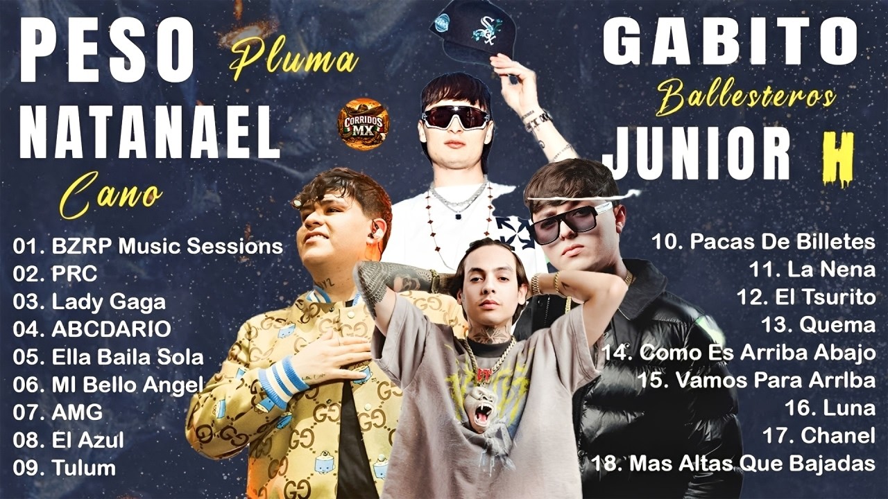 Corridos Tumbados 2026  - Lo Más Nuevo Peso Pluma, Natanael Cano, Fuerza Regida, Luis R Conriquez