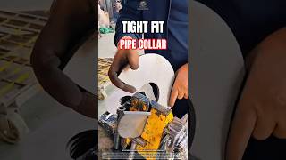 Pipe Collar Tool Forms Tight Fit with Segmented Steel Plates ⚙️ #pipefitting