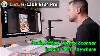 A portable smart scanner that can be taken into the library at any time