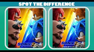 Sonic The Hedgehog 2 Spot The Differences Puzzle Game