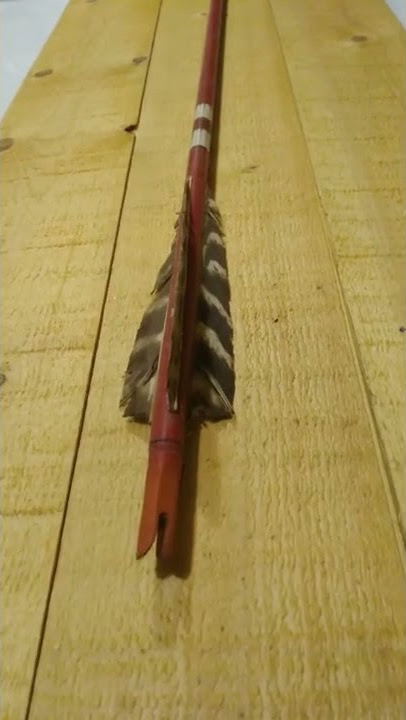 Handmade Cedar Arrows. 40 years old. #shorts