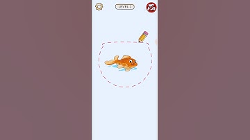 Braindom draw puzzle Level 1 complete