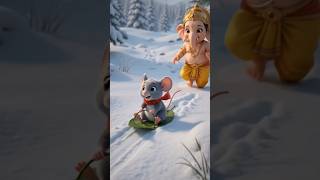 Ganesh Ji ki Dosti #ganesh #shreeganesh #mataparvati #ice #bhakti #trending #3danimation #viral