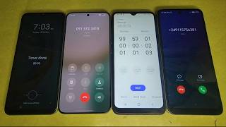 Call vs Timer Clock Samsung Galaxy A13 vs Honor X7c vs X6b vs X9d 