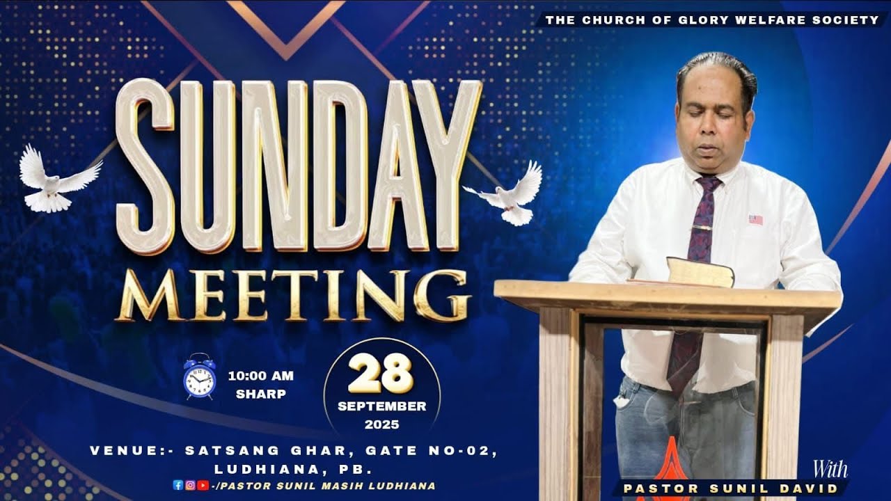 SUNDAY PRAYER MEETING | 28-09 -2025 | PASTOR SUNIL MINISTRY ...