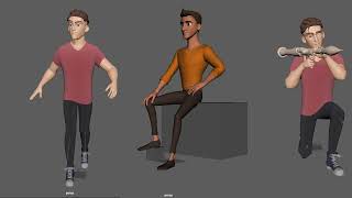 3D basic animation , posing , project - 6