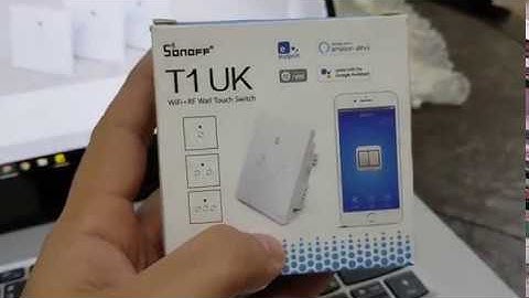 Setting Up Sonoff T1 Using Tasmota Firmware