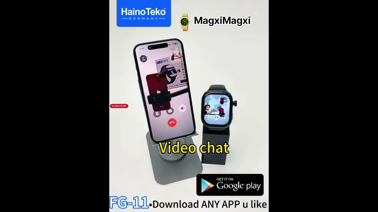 Fg-11 5g Android Smart Watch With Sim Card Slot Rotating Camera