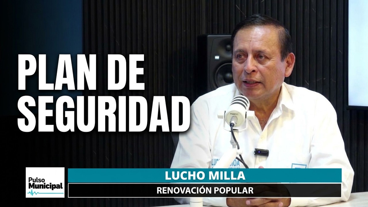 ENTREVISTA A LUCHO MILLA CANDIDATO A LA ALCALDÍA DE LOS OLIVOS POR RENOVACIÓN POPULAR