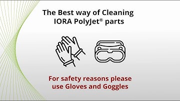 iSQUARED IORA Support Cleaning Tutorial Stratasys Objet Polyjet material 705/ 706
