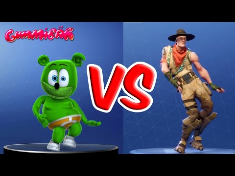 FORTNITE DANCE CHALLENGE 2 Gummy Bear and Friends Gummibär Gummy Bear Song