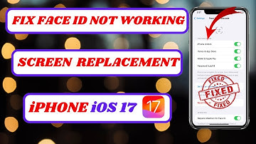 how to fix iphone 11 face id not working after screen replacement|face id not working|iOS17|2024