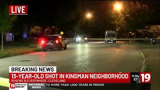 13-year-old shot in Cleveland’s Kinsman neighborhood