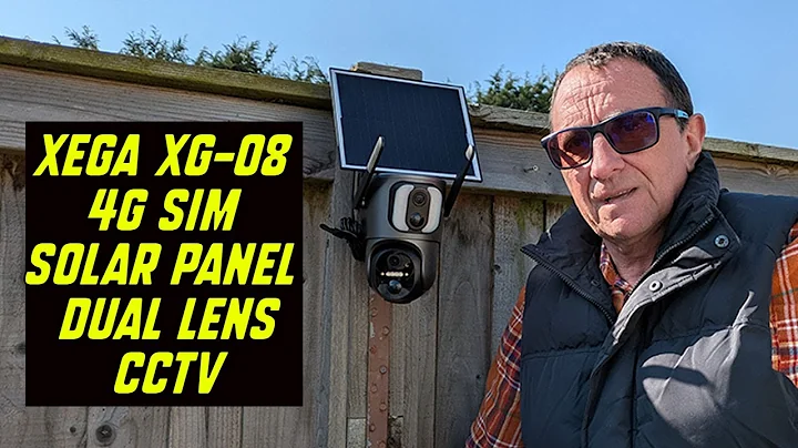 Xega XG-08 4G SIM Outdoor Camera with Solar Panel Dual Lens