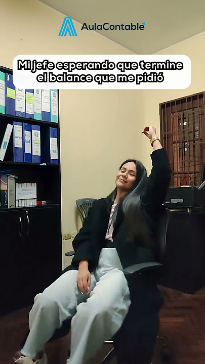 Mi jefe esperando el balance que me pidió