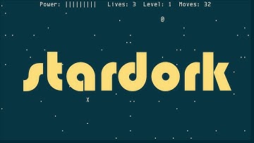 stardork, ncurses-based space shooter/maze game