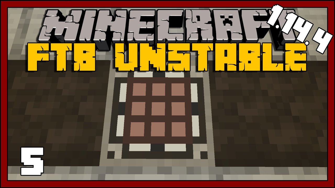 Minecraft ftb unstable 1 14 4 ep5 simple storage network youtube