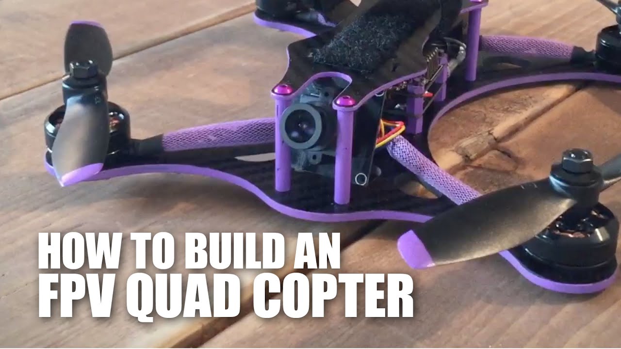 How To Build A Racing FPV Quad Copter (VDQ 210) - YouTube
