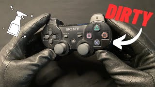 ASMR - Cleaning dirtiest playstation controller 🫧🎮| No Talking