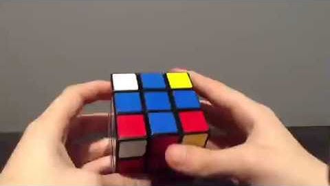 Solving The 3x3 Rubik