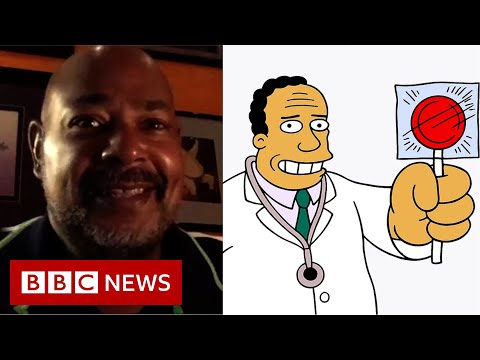 The new voice of The Simpsons' Dr Hibbert - BBC News