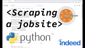 Scraping a jobsite. To get a job...I want another bike