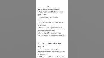 B. A GENERAL POLITICAL SCIENCE SYLLABUS ।।Paper-DSE-1B, SEC-4 & GE-2 #syllabus #burdwanuniversity