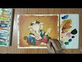 Completing Ganesha Acrylic Painting-part-2