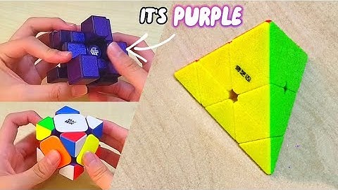 GAN MIRROR M // MOYU MAGLEV SKEWB // QIYI MS PYRAMINX CUBE UNBOXING