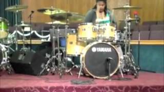 Lady Dee playing at the MIA Drum Clinic Pt. 1