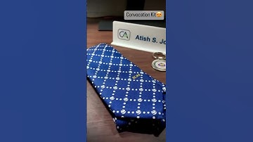 ICAI convocation kit😍 #icai #ca #caconvocation #convocation2023 #caconvocationkit #castudents