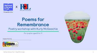 Poems for Remembrance with Alan "Kurly" McGeachie for pupils aged 9 to 11