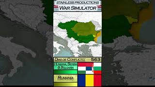 Rumania vs Bulgaria, Hungría &amp; Serbia | #warsimulator