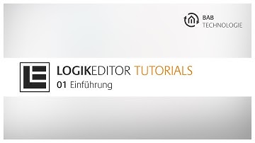 01 LOGIKEDITOR Tutorial Einleitung