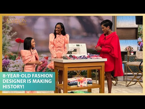 Video: 11-jarige ontwerper neemt industrie door storm en maakt geschiedenis tijdens de New York Fashion Week