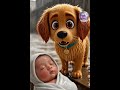 Tiny Puppy Saves Baby from Deadly Flood 🌊🐶#Shorts#ViralShort#TrendingShorts#dogstory#puppyhero