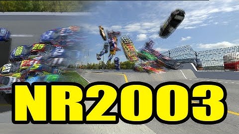 NR2003 Click Bait: Daytona Glitch Massive Wrecks