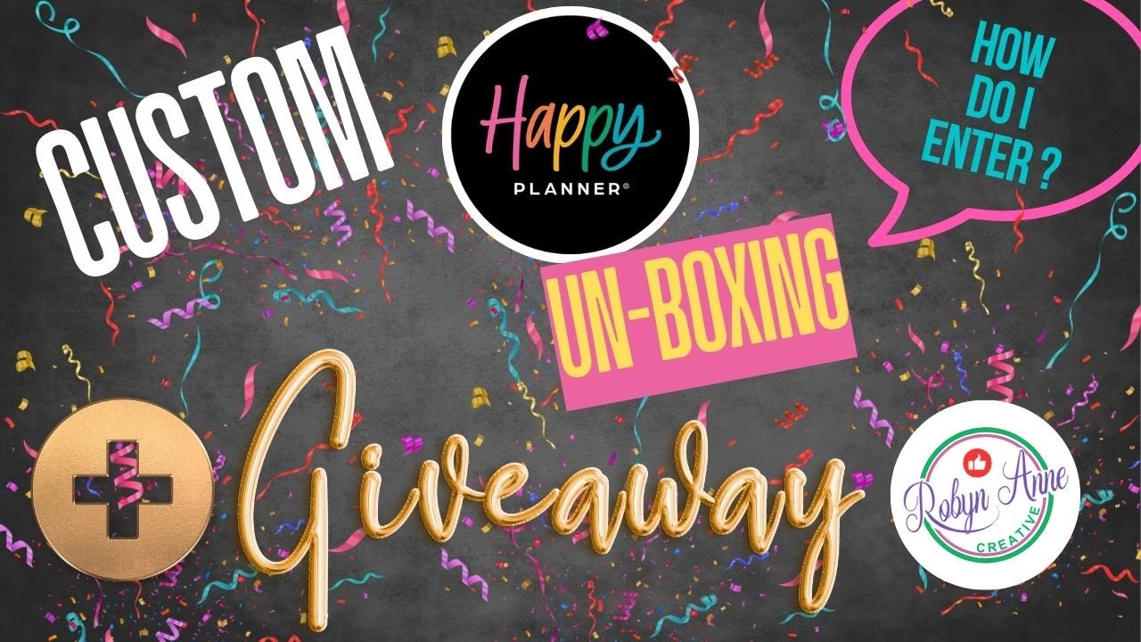 Custom Happy Planner Unboxing + GIVEAWAY! | How to Create Your Perfect Planner