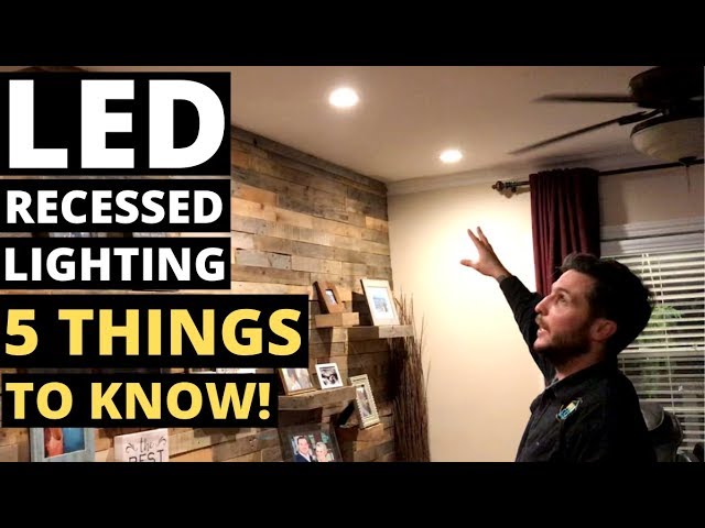 Led Recessed Lighting 5 Things To Know Can Lights Downlights You - How To Replace Recessed Lighting With A Ceiling Fan
