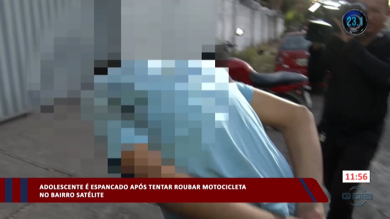 Adolescente é espancado após tentar roubar motocicleta no bairro Satélite 07 09 2023