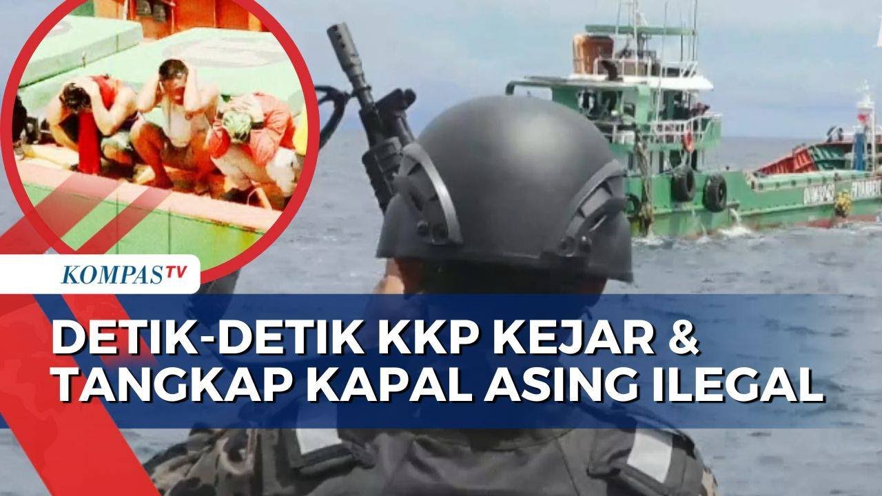 KKP Kejar dan Tangkap Kapal Ikan Asing Ilegal di Biak, 32 Warga Filipina Diamankan