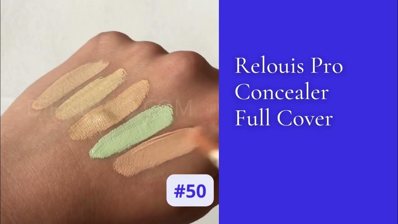 Relouis Pro Concealer Full Cover - YouTube