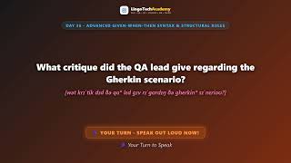 🚀 Day 36 - Advanced Given-When-Then Syntax & Structural Rules | English for Business Analysts