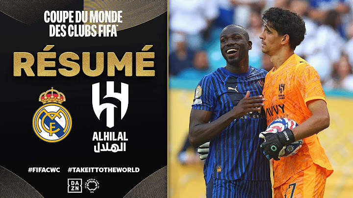 Résumé de Real Madrid vs. Al-Hilal | Coupe du Monde des Clubs | Groupe H
