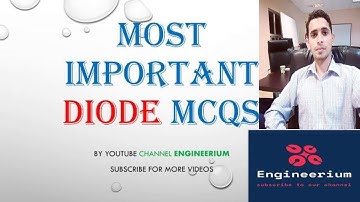 Semiconductor Diode MCQ #1 Most Important MCQ Related to Semiconductor Diode or PN Junction
