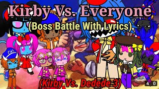 The Ethans + Kirby React To:Kirby Vs. Everyone (Boss Battle With Lyrics) By RecD (Gacha Club)